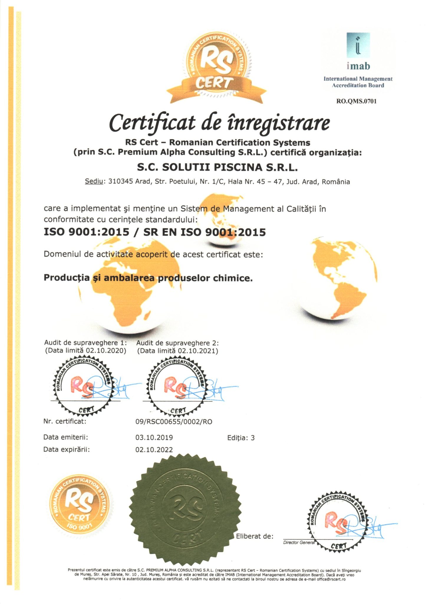 certificat