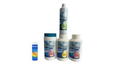 Set intretinere apa piscina cu tester 3in1