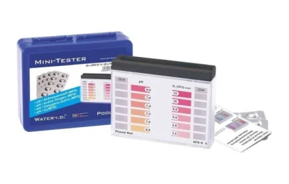 Mini tester apa piscina pH si oxigen activ 10ml
