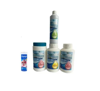 Set intretinere apa piscina cu tester 6in1
